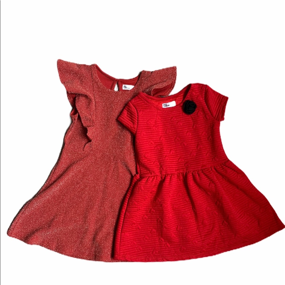 Epic Threads Girls Dresses Red Lot of 2 Size 5